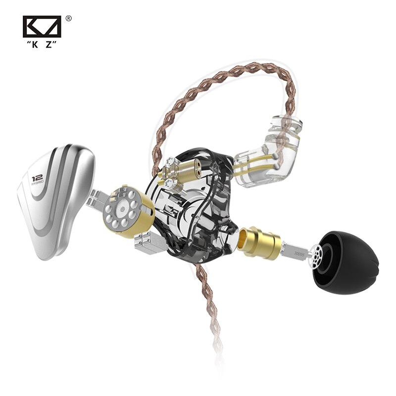 KZ ZSX Terminator 5BA 1DD Hybrid In-ear Earphones HIFI Metal Headset Music Sport ZS10 PRO AS12 AS16 ZSN PRO C12 A10 V90 AS10 P1