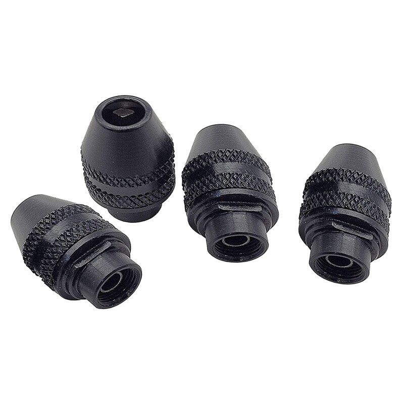 4Pcs Multi Quick Change Keyless Chuck Replacement for Dremel 4486 Rotary Tools 3000 4000 7700 8200: Default Title