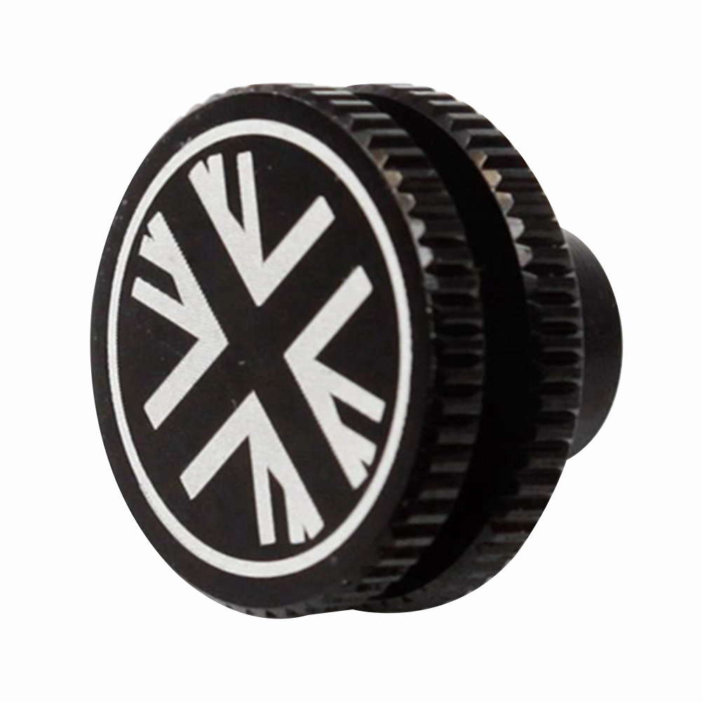 Saddle Fixing Quick Release Ultralight Folding Bike Rear Bumper Alloy Shock Absorber Locking Bicycle Seatpost Nut For Brompton: Black