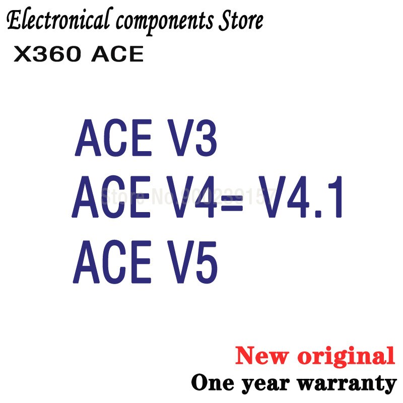 100% original 10PCS X360 ACE V3 / ACE V4 / ACE V5 ACE-V3 ACE-V4 ACE-V5 ( Original authentic product )