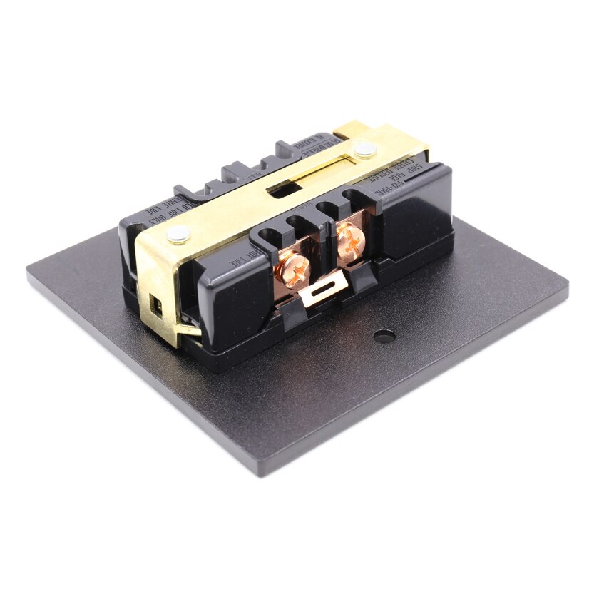 High performance 1x US AC Power Receptacle Wall Outlet Red Copper Socket HIFI Duplex Plate