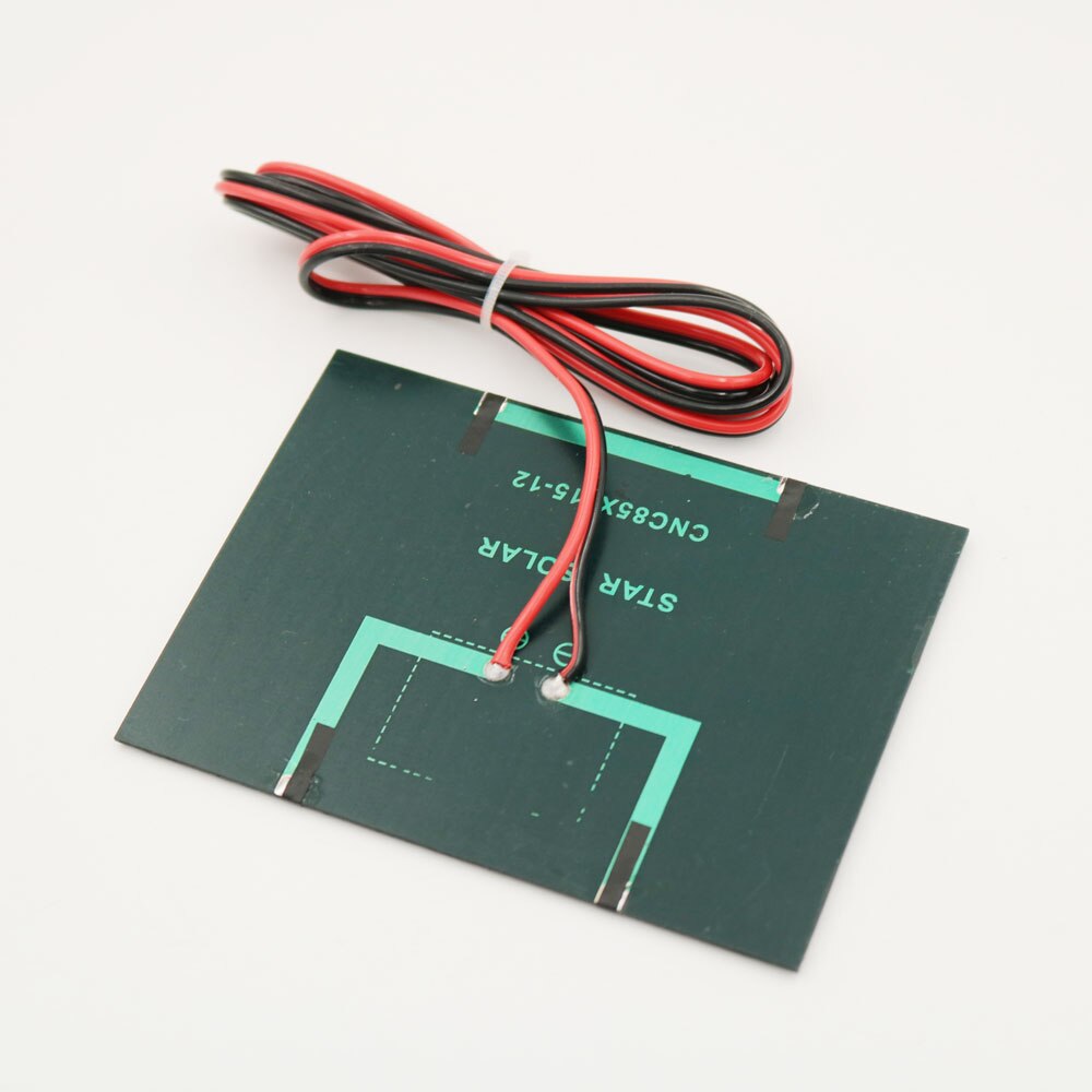 12V 1.5W 125mA Zonnepaneel Polysilicium Diy Acculader Kleine Mini Solar Batterij Kabel Dc Interface Speelgoed Solar licht