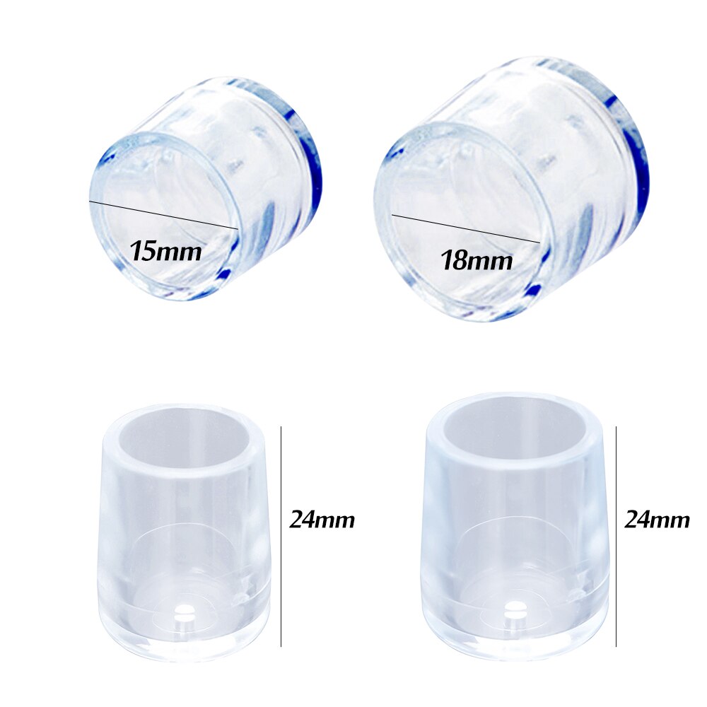 4 stuks/partij tafel stoelpoot mat rubber antislip meubel tafelpoot doppen voetbescherming bodem afdekking pads houten vloer beschermers