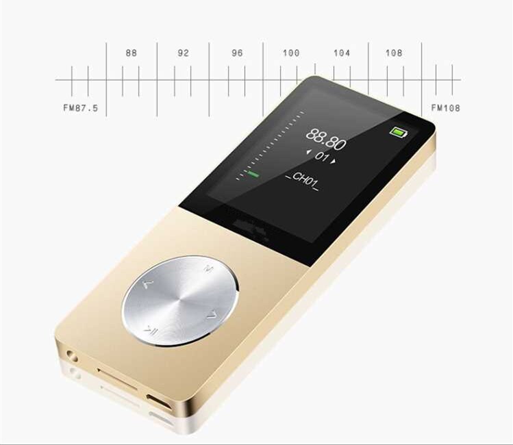 MPLSBO HIFI Lettore MP4 8 GB 16 GB all metal MP3 Lingue Infrangibile Resistente Ai Graffi Orologio Recorder E-Book FM TF slot per scheda