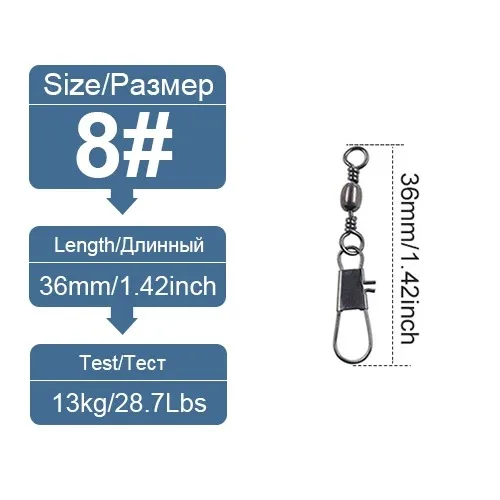 10/30/50pcs Fishing Quick Lock Clips Fishhook Rolling Swivel Buckle All for Fishing Accessories Sports Entertainment Goods Tools: 10 / Red