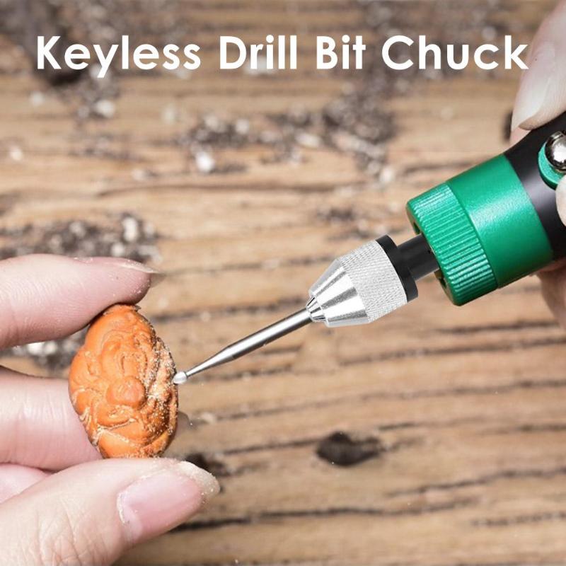Quick Change Keyless Drill Bit Chuck 0.3-6.5mm Hex Shank Adapter Converter Tool Drill Chuck
