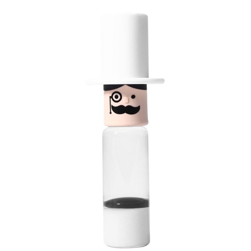 Bonne ferrofluide cylindrique dans une bouteille Anti-Stress jouets magnétique liquide affichage aimant drôle bureau jouet: WHITE