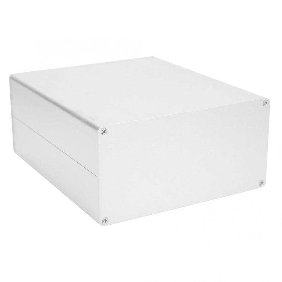 Electrical Wire Junction Box Aluminum Project Box Matte Silver Split Type DIY Electronic Enclosure Case 80x160x180mm