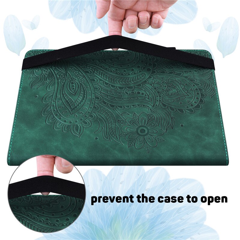 Tablet For Etui Samsung Galaxy Tab S2 9.7 Case Embossed Flower Leather Wallet Cover For Samsung Tab S2 T810 T813 T815 T819 Case