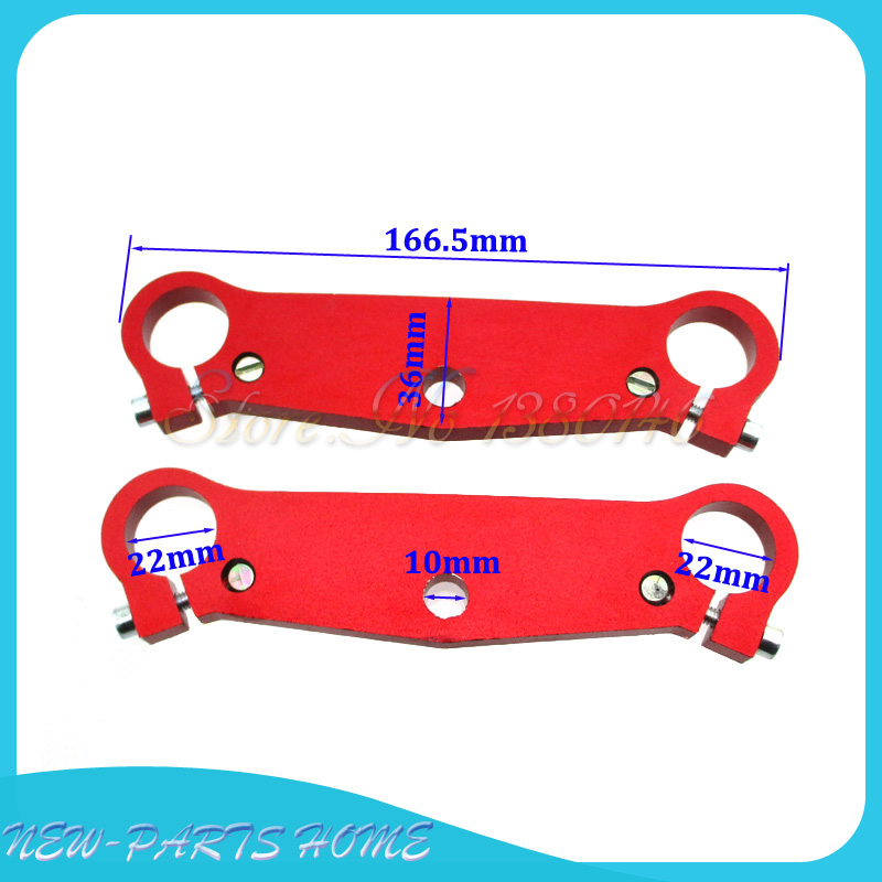 Fourche avant pince à Triple arbre, pour Mini Moto, 47cc, 49cc, Mx-3 GP-RSR MTA1 MTA2 A1 A2 A3