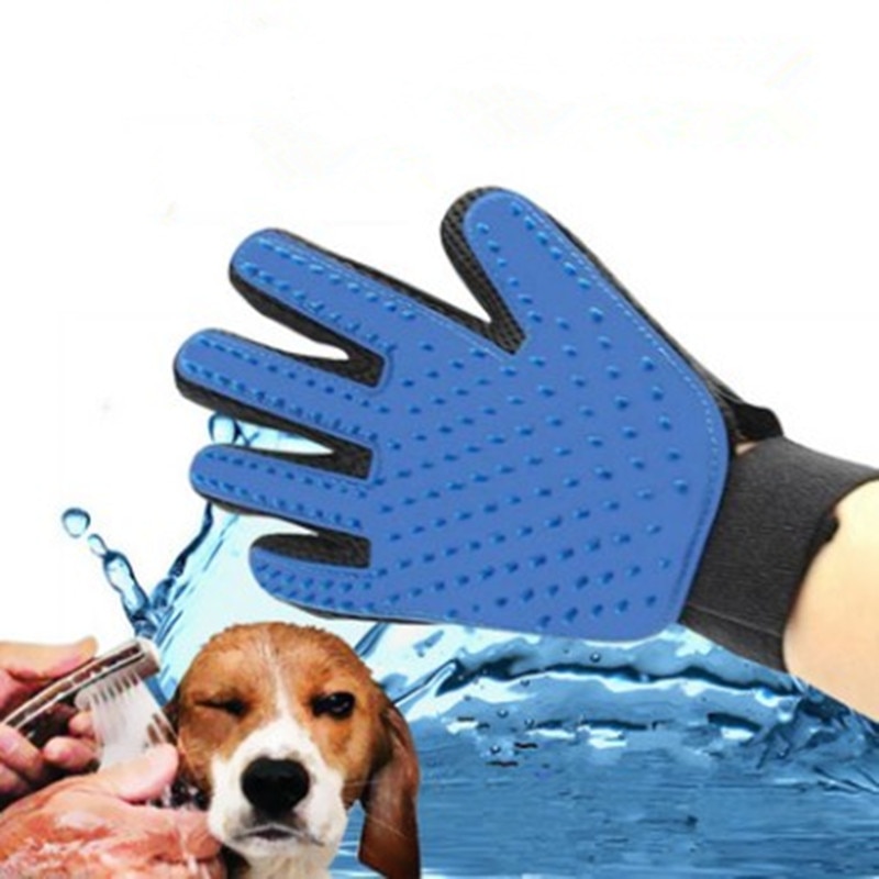Cat Pet brush Glove Deshedding Gentle Efficient Pet Grooming Glove Dog Bath Cat cleaning Supplies Pet Glove Dog combs 2