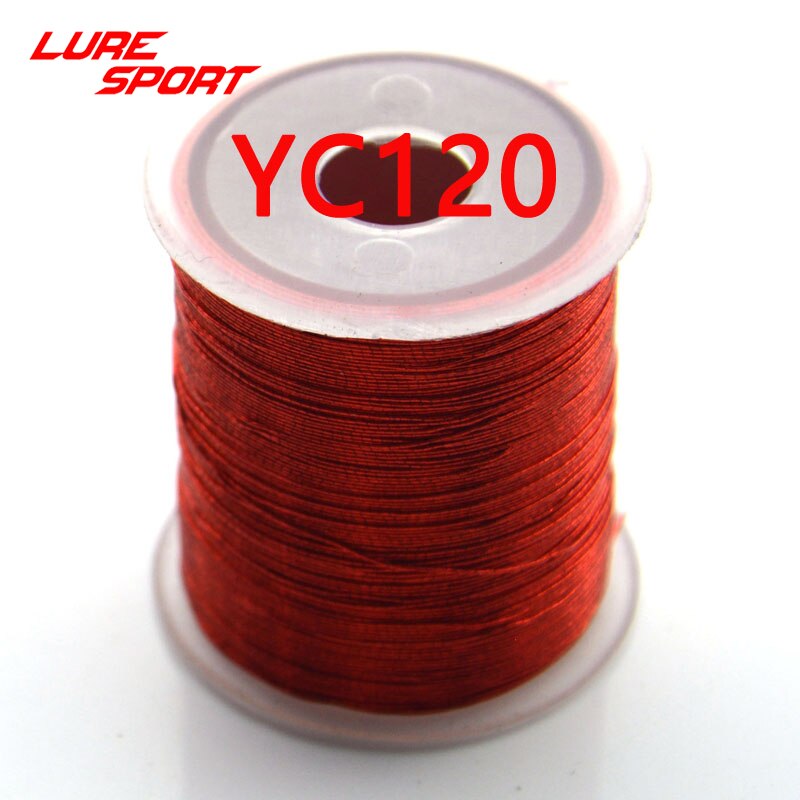 LureSport 3pcs Metallic Thread Rod building component Decorating rod wrap thread Pole Repair DIY Accessories