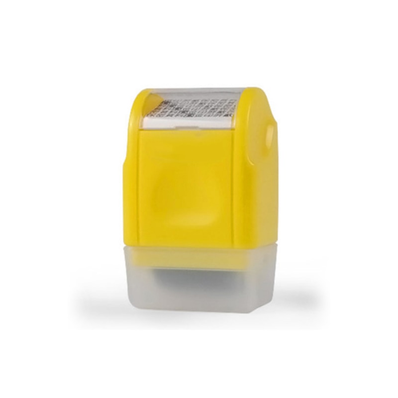 Rolling Privacy Information Guard Stamp Confidential Seal Stamp ND998: Yellow