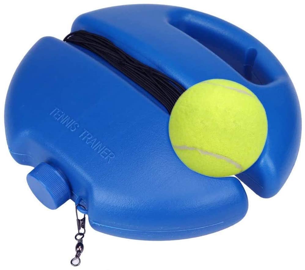 Tennis Ball Trainer Rebound Ball with String Baseboard Self Study Tennis Training Tool Accessories Exercise Equipment: Blue