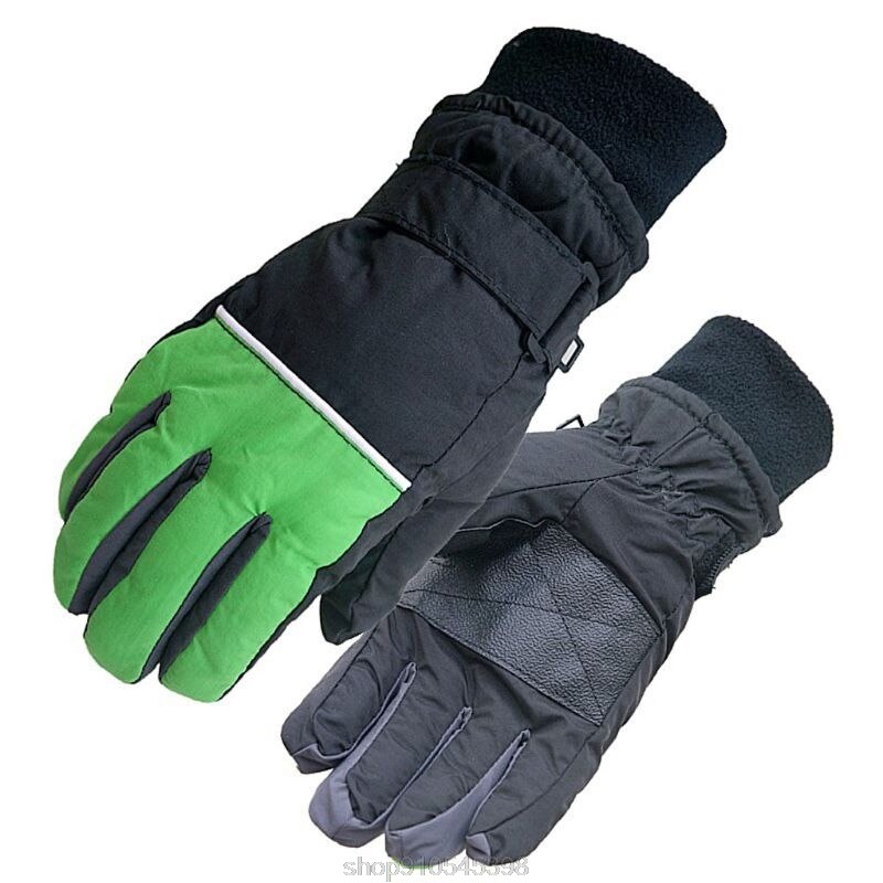 Kids Winter Warm Gloves Windproof Waterproof Boys Girls Ski Climbing Outdoor Mittens Aged 5-12 N23 20