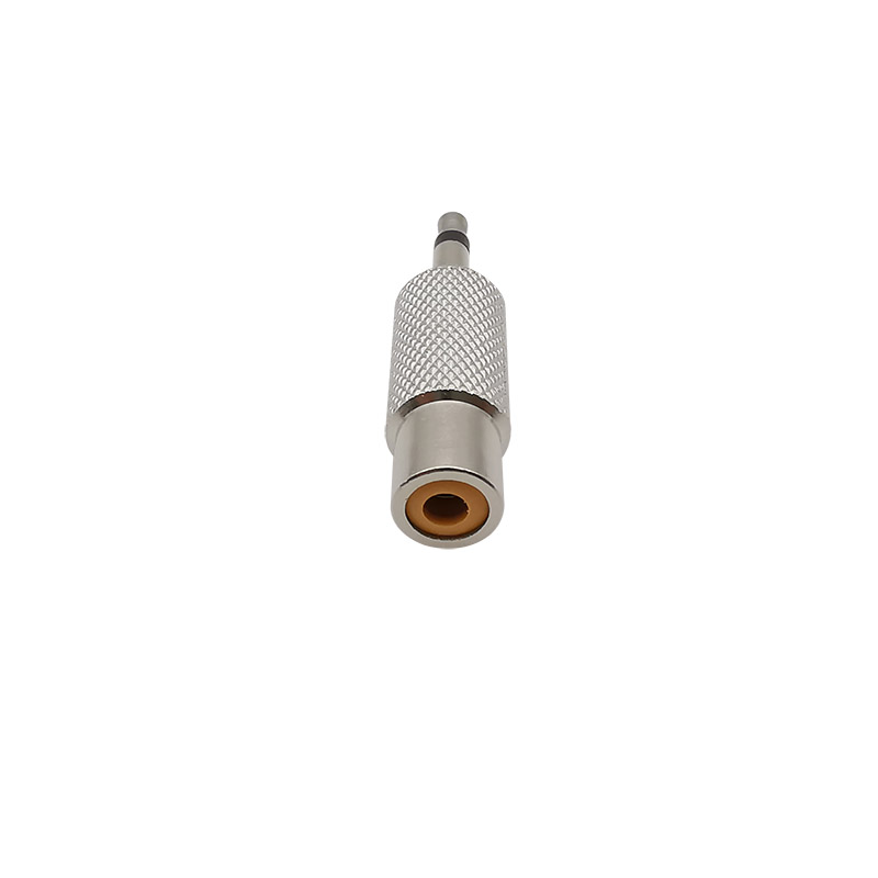 Metal RCA Female to 3.5mm Male Plug 2 Pole TS / 3 Pole TRS Audio Adapter RCA Jack Socket to 3.5mm Plugs Mono / Stereo Connector