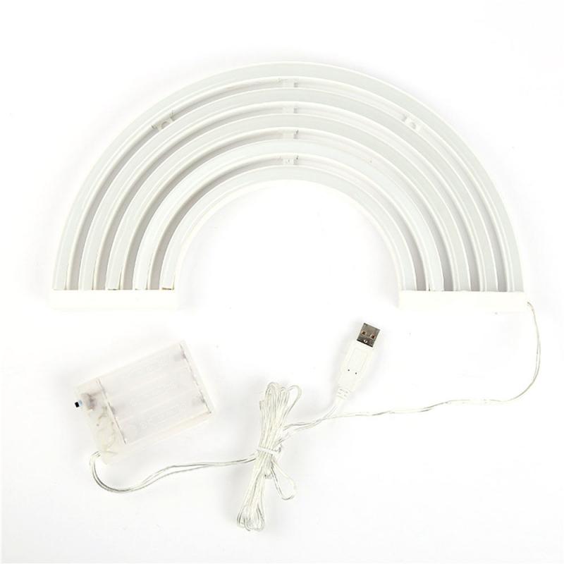 Led Neon Licht Muur Opknoping Kleurrijke Regenboog Neon Teken Voor Kamer Home Party Bruiloft Decoratie Xmas Neon Lamp