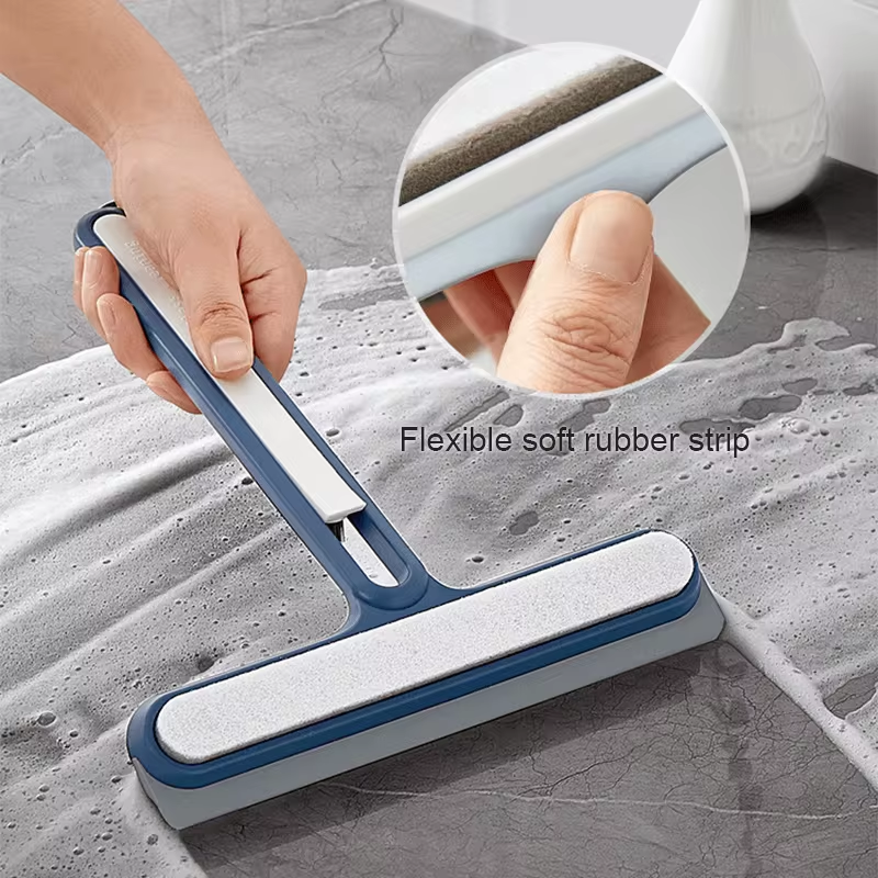 Placa limpiaparabrisas de silicona para coche, limpiador de vidrio, raspador, escobilla de limpieza para parabrisas de coche, ventana, baño y cocina, 1 ud.
