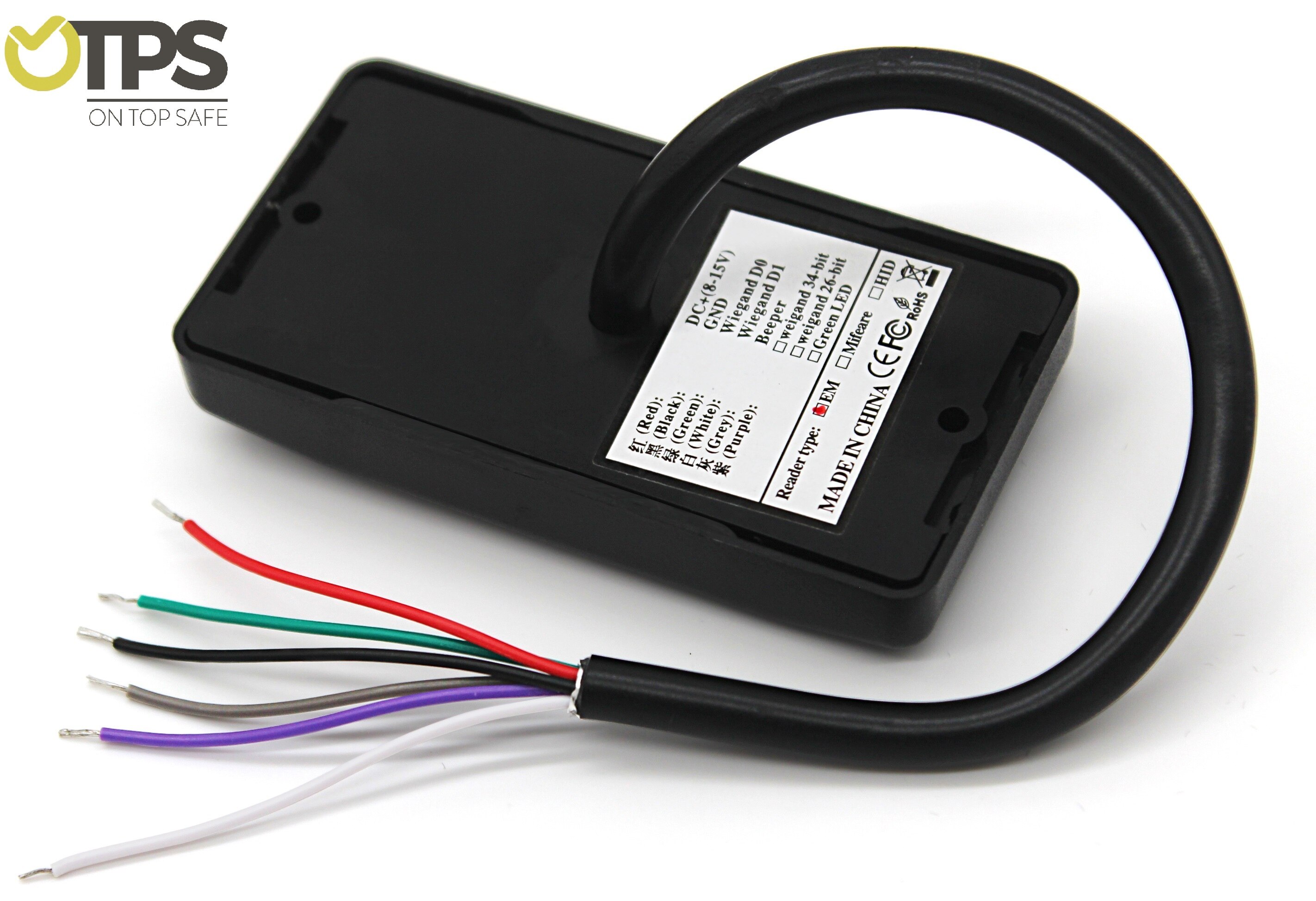 13.56mhz 125KHz EM4100 wall mount rfid long range smart card reader: EM125KHz