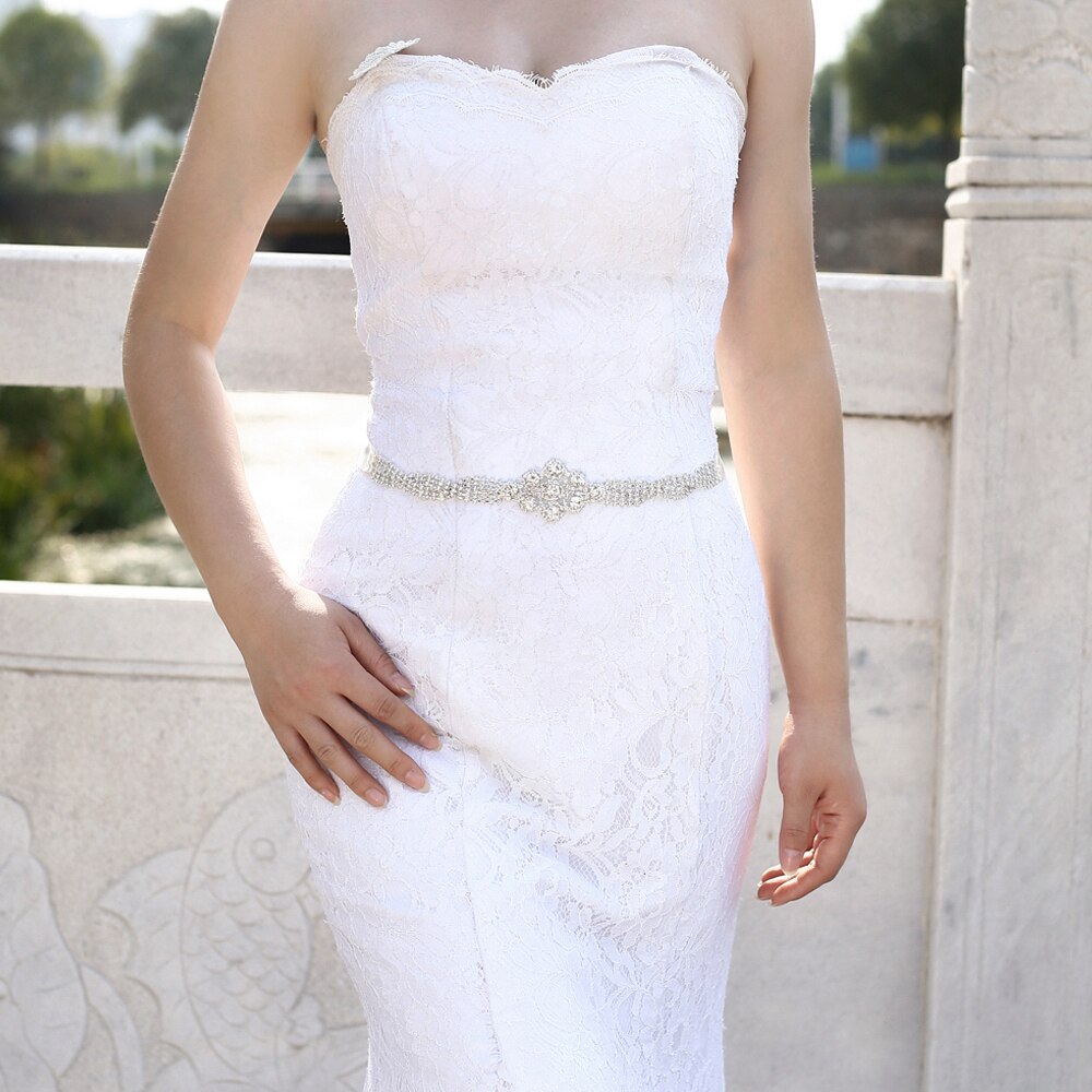 Zms 98 strass bruiloft accessoires trouwjurk riem bruidsriem bruidsmeisjes accessoires riem voor vrouwen huwelijkssjerpen riemen
