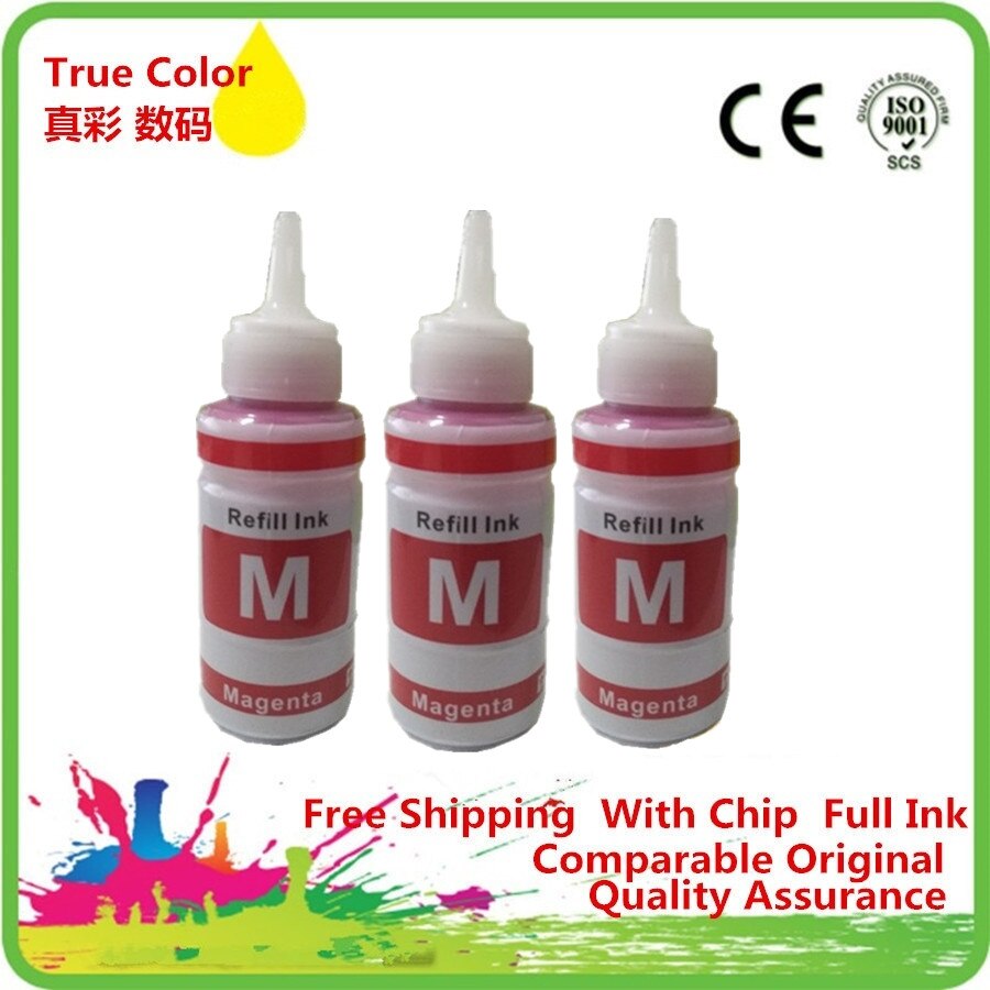 Refill Dye Ink Kit Kits For Epson L100 L101 L110 L111 L120 L130 L200 L201 L210 L211 L220 L300 L301 L303 L310 Printer: 3M