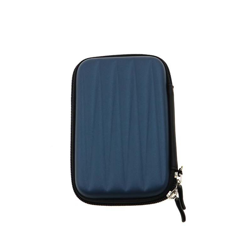 Nworld Portable 2.5 pouce DISQUE DUR De Stockage Externe Dur EVA PU Sacoche Couverture de Poche Sac pour Disque Dur Étui de Transport noir Bleu