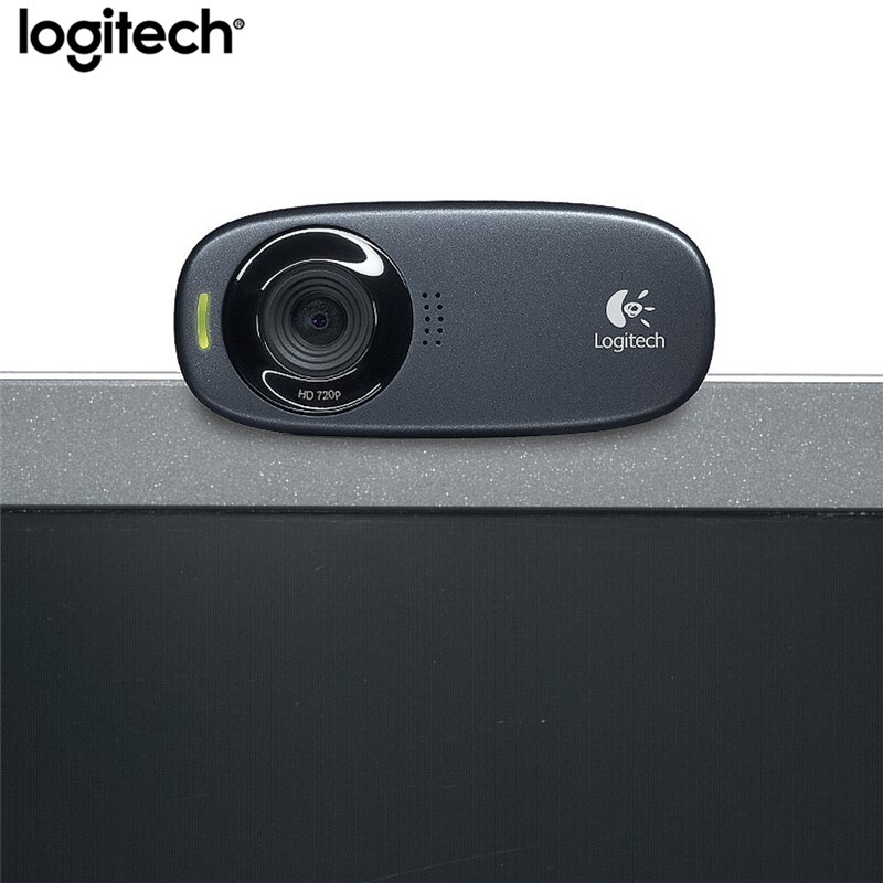 Webcam para computador verificado/c270i, câmera para computador, webcam hd com microfone embutido, 720p, logitech, 100% original