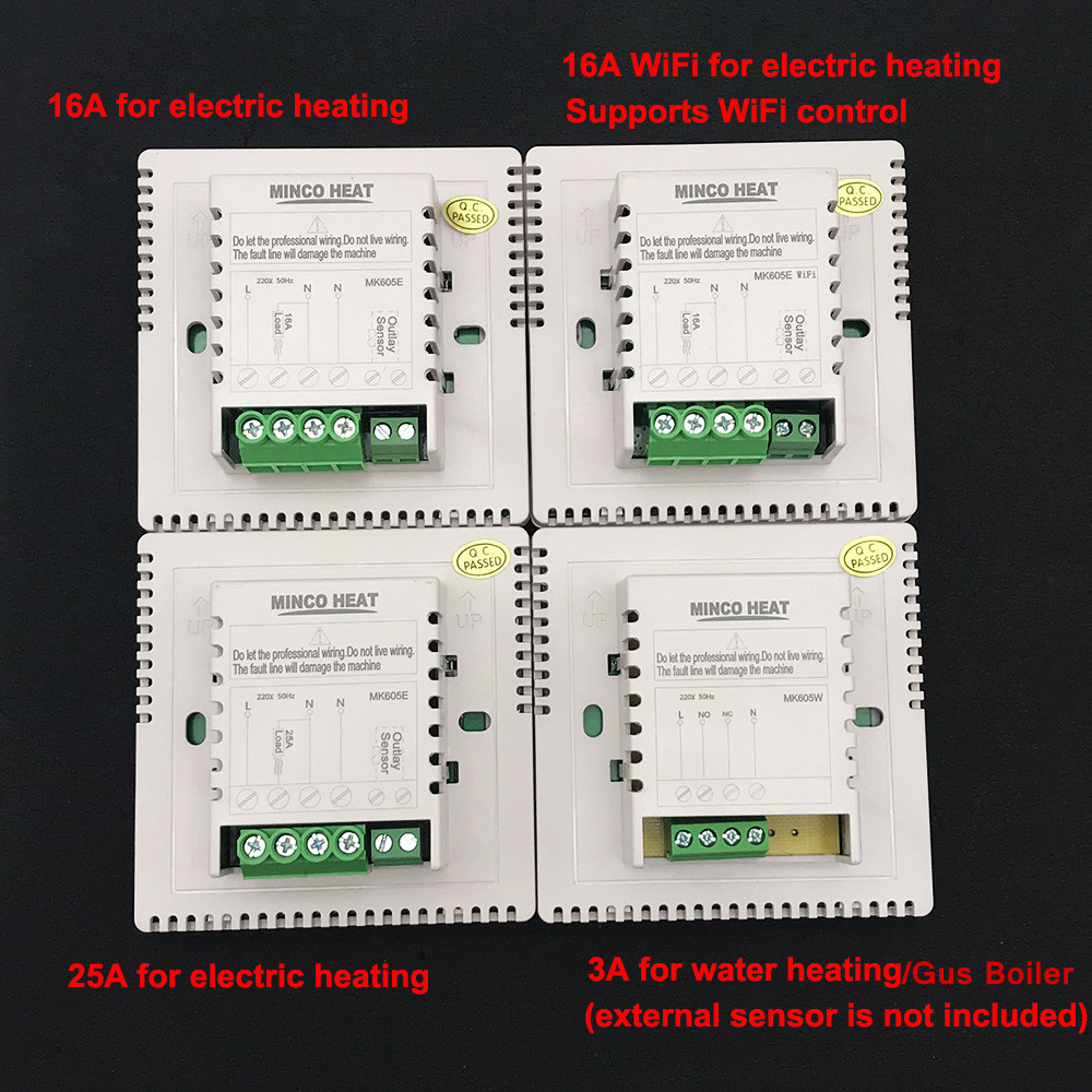 Floor Heating Thermostats Remote Controller Temperature Smart Controller Wifi Tuya App Weekly Programmable Room Thermostat