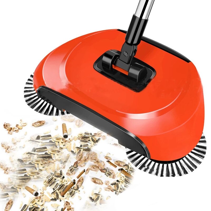 Sweeping Machine Push Type Hand Push Magic Broom Dustpan Handle Household Cleaning Package Hand Push Sweeper mop