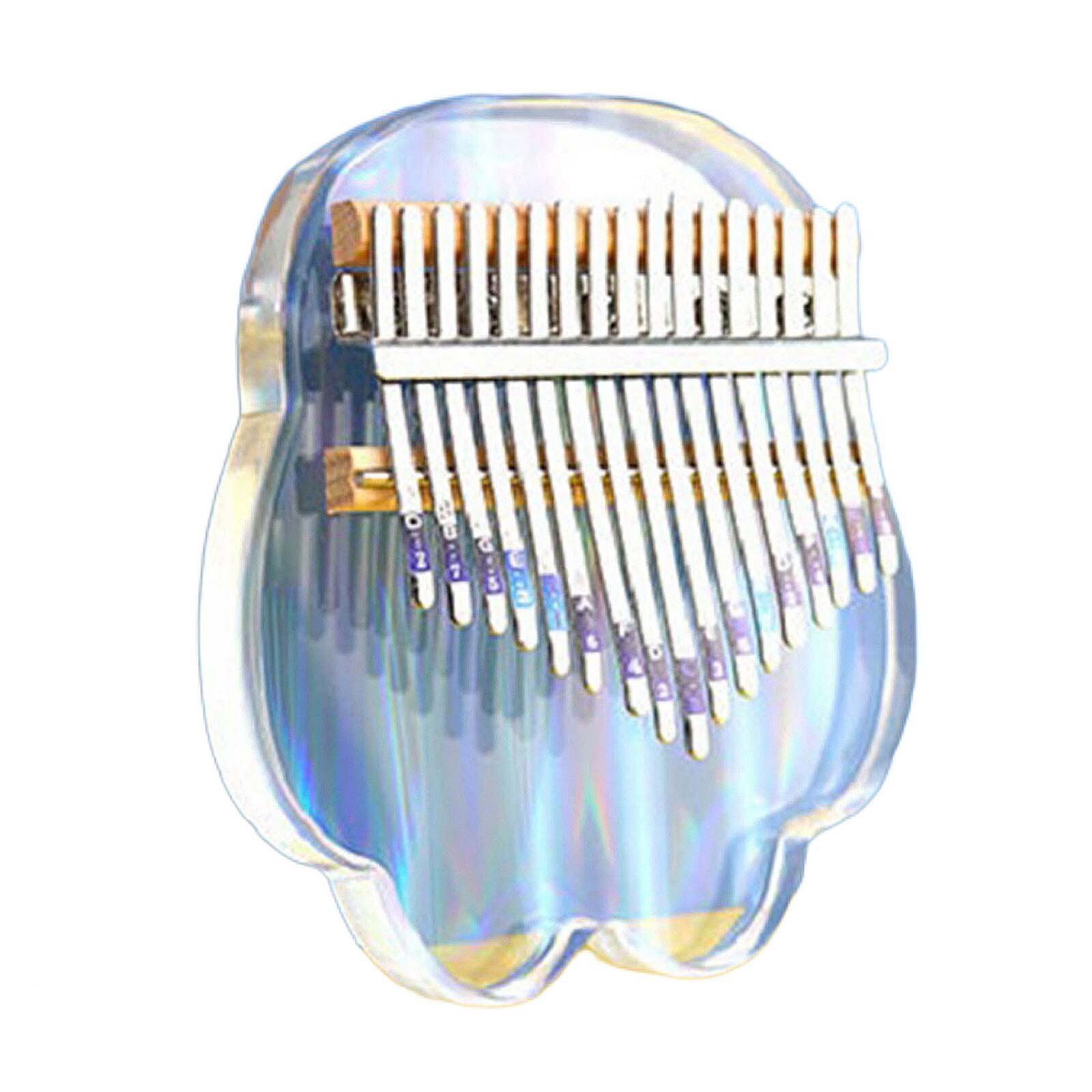 Kalimba en acrylique transparent 17 touches, Piano à pouce, doigt Mbira, Instrument de musique, pour enfants adultes, facile à jouer: Cat Claw