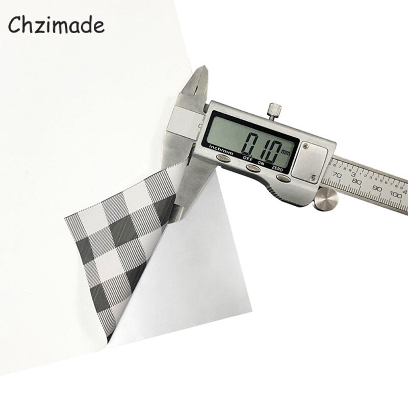 Chzimade Black Red Grid Heat Transfer PU Vinly Film For Heat Press Machine T-shirt Iron On Clothes Diy Handmade Crafts