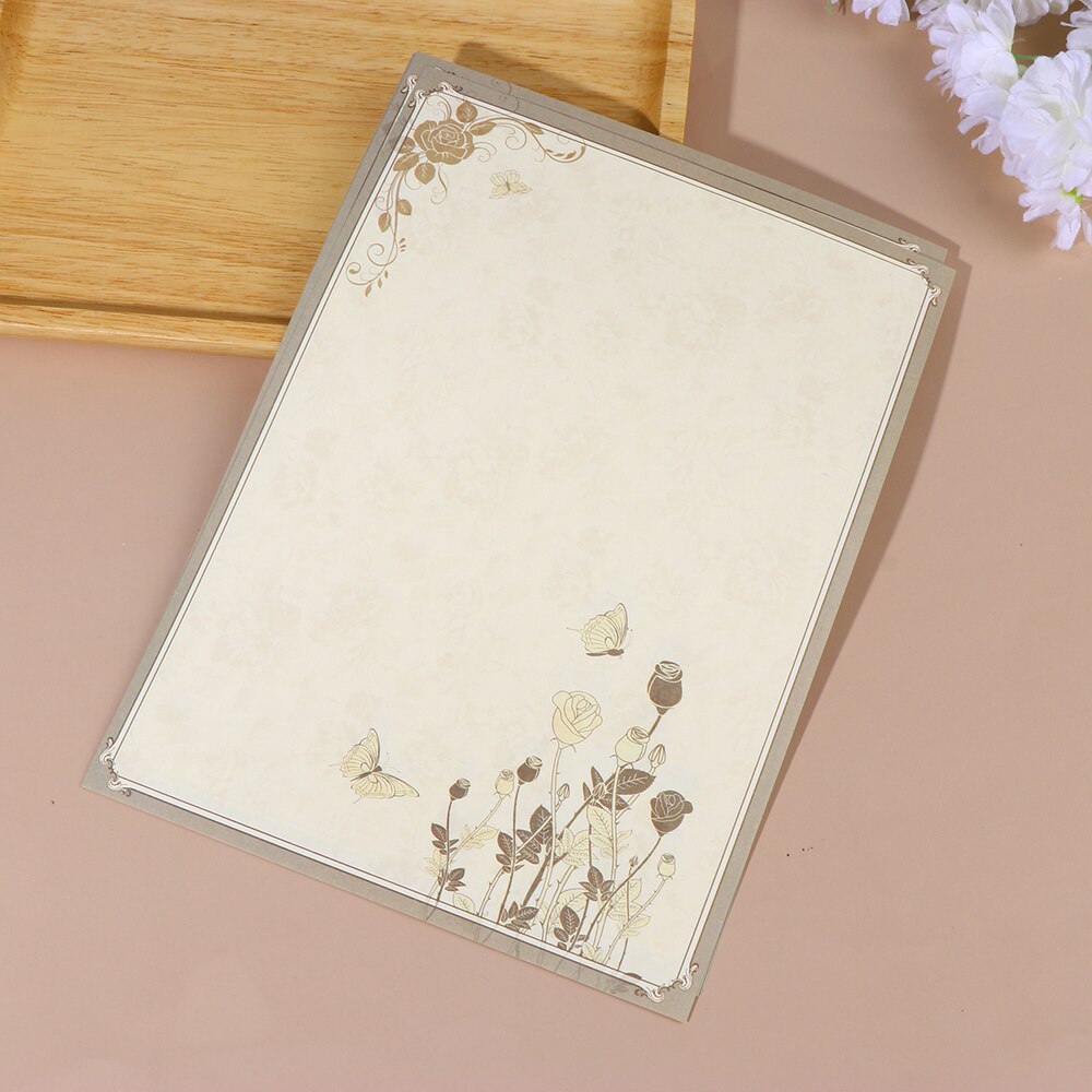 40PCS Retro Writing Paper Chinese Style Letter Paper Ancient Rhyme Note Paper Smooth Stationery Sign Paper for Home Office Schoo: Default Title