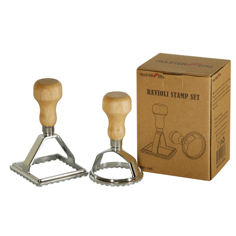 Klassieke Italiaanse Ronde En Vierkante Pasta Cutter Keuken Pasta Mold Tool Ravioli Stamp Cutter