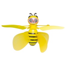 Rc animal rc bee induktion fly infrarød sensing håndsensor bærbar led lys rc animal fly legetøj børn