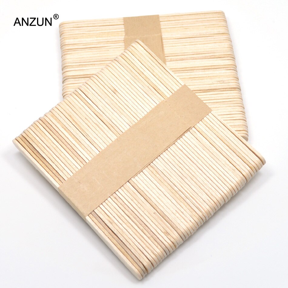 100pcs Wooden Lollipop Popsicle Sticks Party Kids Crafts Ice Lolly Cake Pops Making Hand making accosseries