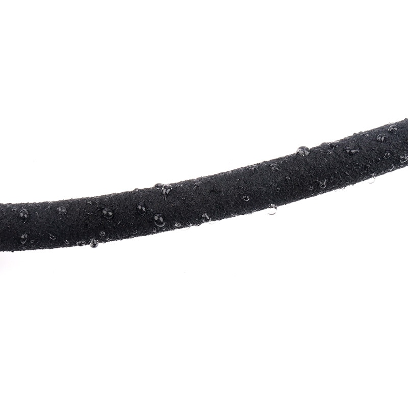 5m 8/16mm perforeret vandrør gummi pe sort slange nedgravet underjordisk uregelmæssig mikroporøs ensartet vandhavevanding