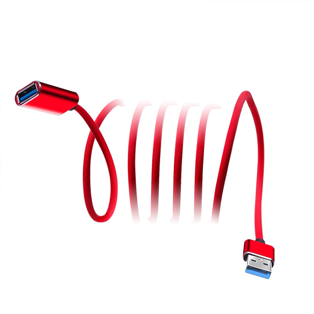 Kebidu tv usb port forlænget kabel usb 2.0 data sync forlænger kabel ledning nylon usb forlænger kabel til pc ssd hdd printer