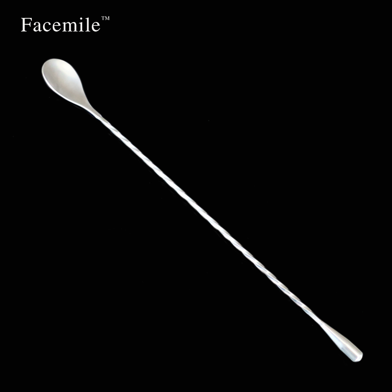 Mélangeur pour Cocktail et boisson en acier inoxydable, ustensile de Bar de 31.5cm, cuillère mélangeur, agitateur de louche