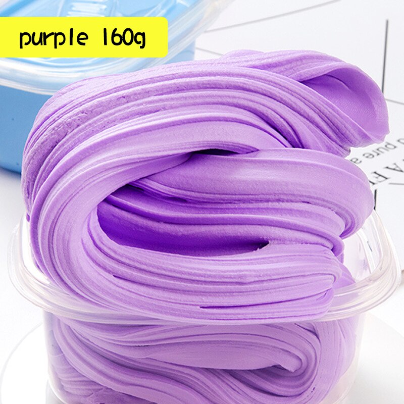 160g Fluffy Foam Slime Clay Ball Supplies DIY Light Soft Cotton Charms Slime fluffy Cloud Craft Antistress slime fl Kids Toys