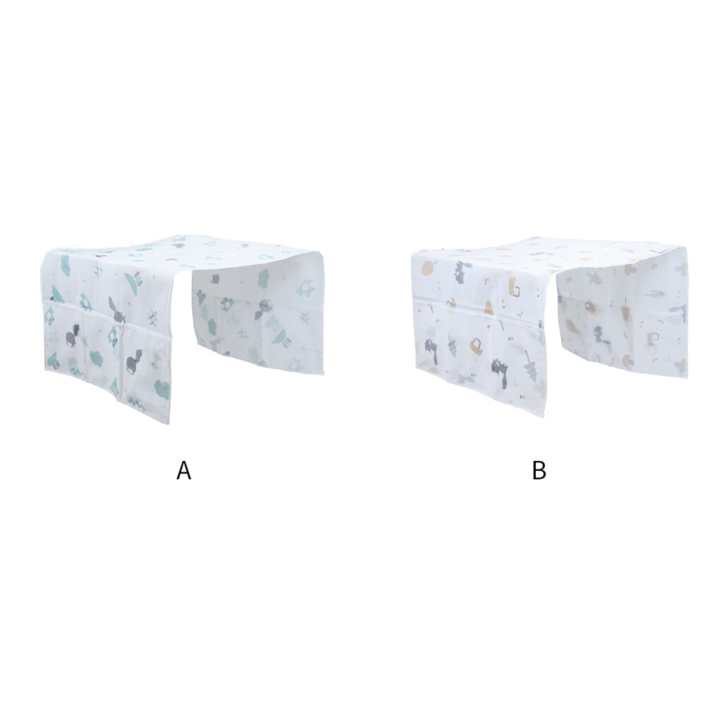 Refrigerator Dust-proof Cover with Storage Pockets Bag Household Kitchen Organizer Refrigerator Fridge Washing Machine Top Cover