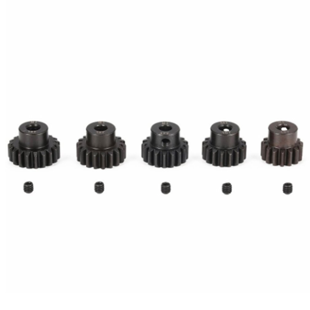 M1 5mm 15T 16T 17T 18T 19T 5Pcs Pinion Motor Gear Combo Set for 5mm Shaft 1/8 RC Car Brushed Brushless Motor