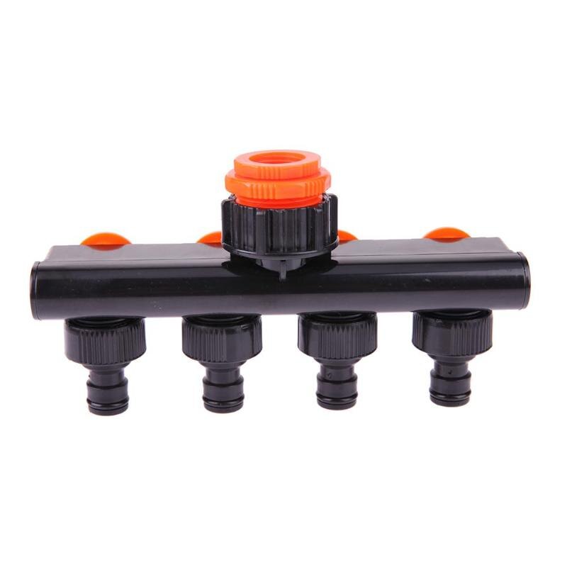 4 Way Valve Water Omleiding Controller Water Distributeur Connector Tuin Yard Tap Tuinslang Splitter Tuin Irrigatie Adapter