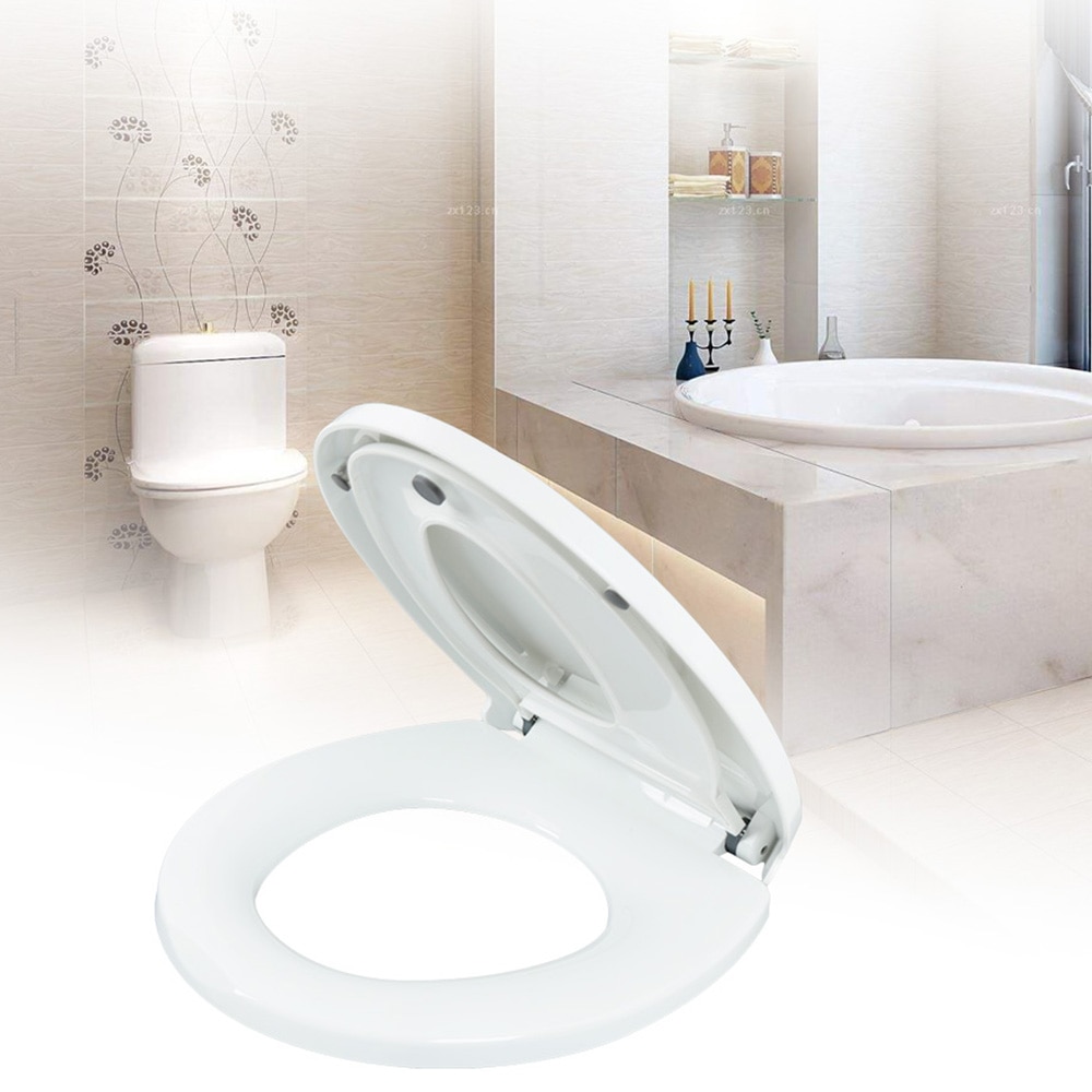 Ronde Volwassen Toiletbril Met Kind Zindelijkheidstraining Cover Potty Toilet Training Demping Pp Materiaal Zetels