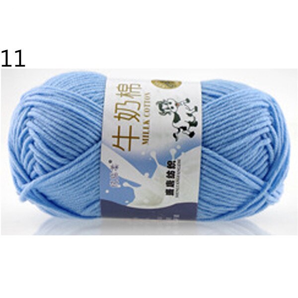 Warm DIY Milk Cotton Yarn Baby Wool Yarn for Knitting Children Hand Knitted Yarn Knit Blanket Crochet Yarn: 11