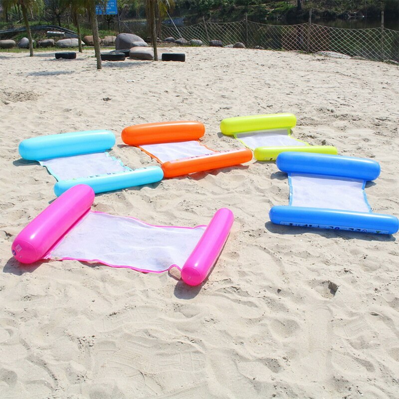 Colchón de aire plegable para playa, hamaca de agua, piscina