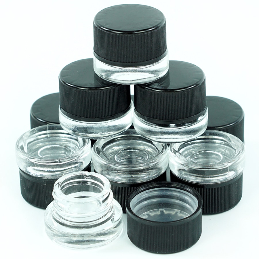 5pcs 5ml Glass Bottle with Child Resistant Cap