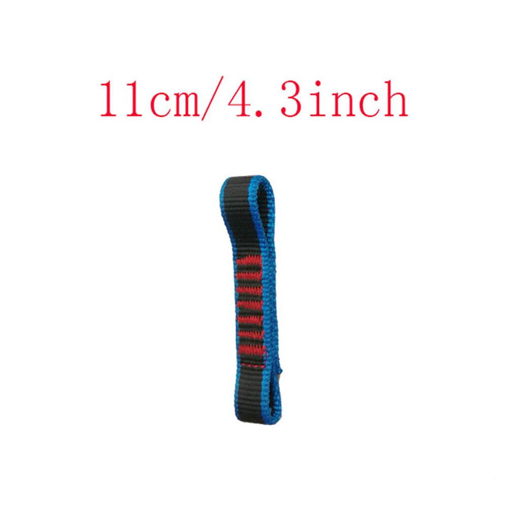 22KN 11/17cm 17mm Rock Climbing Caving Quickdraw Nylon Replacement Sling Retainers Quick Draw replacement: 11cm 4.3inch