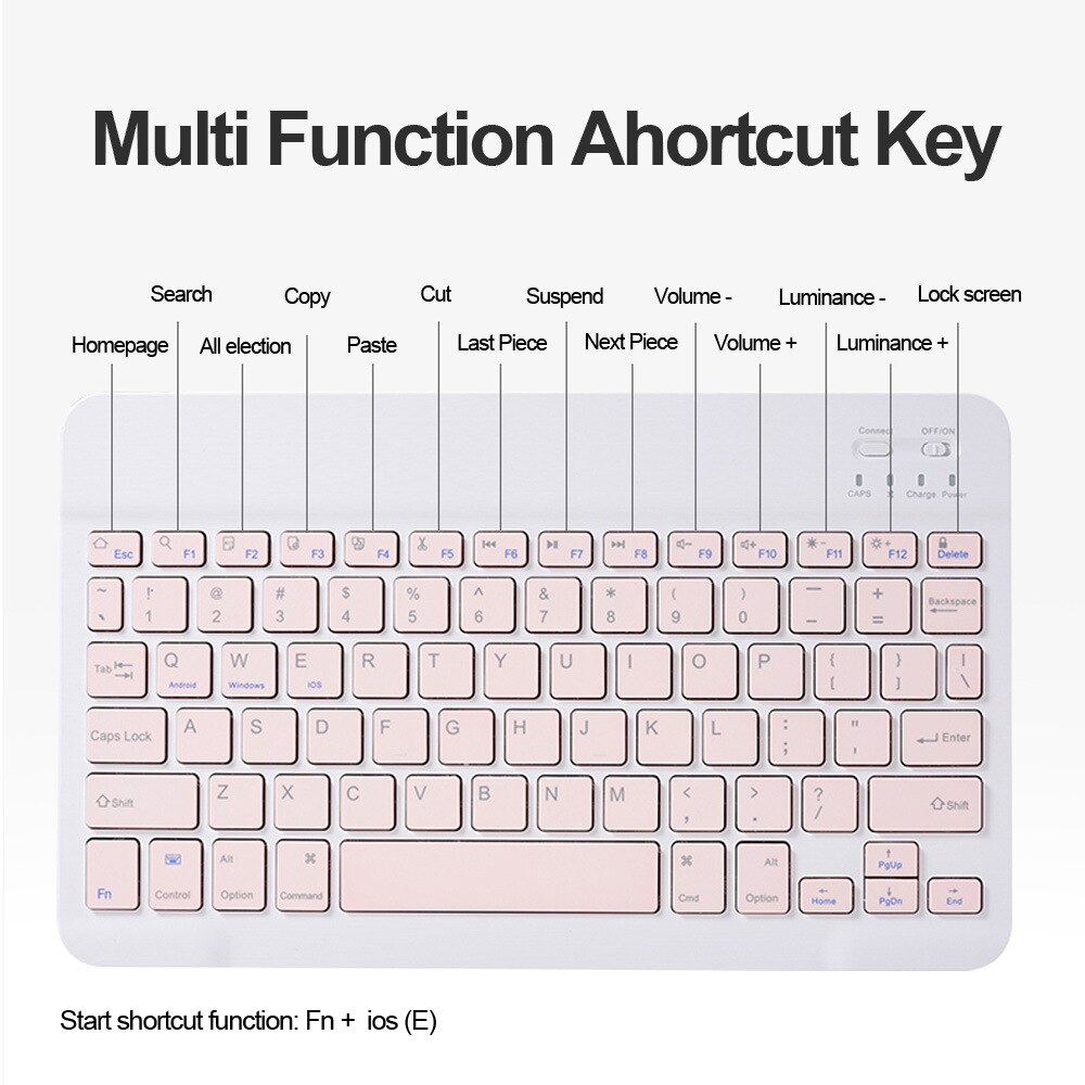 Mini Rechargeable Wireless Backlit Keyboard for iPad Mini 2021 Mini6 Mini 6 8.3 inch Teclado Russian Spanish Korean Keyboard
