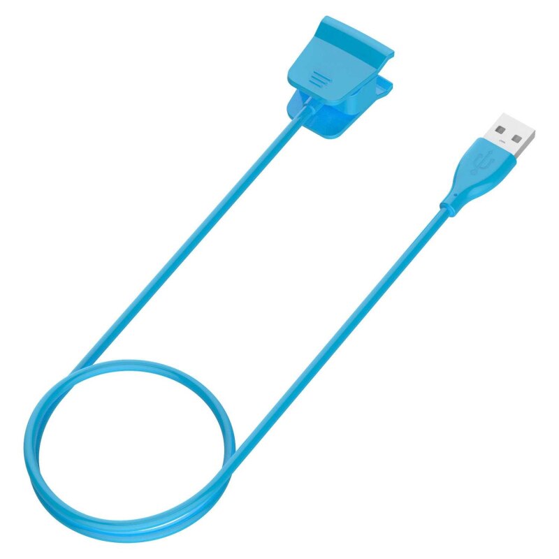 USB Ladekabel Für Fitbit Alta HR Tragen Sport Uhr Ladung Adapter Wiege Konverter Zubehör Für Fitbit Alta HR: 1m Himmel Blau