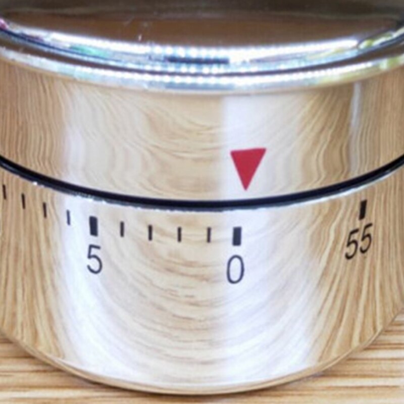 60 Minutes Home Mechanical Timer Novelty Kitchen Countdown Clock Alarm Wind Up X7JE